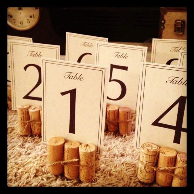 porte numero de table original theme vigobnle